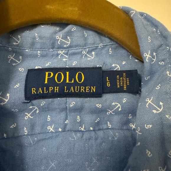 Polo anchor long sleeved button up - Picture 3 of 3